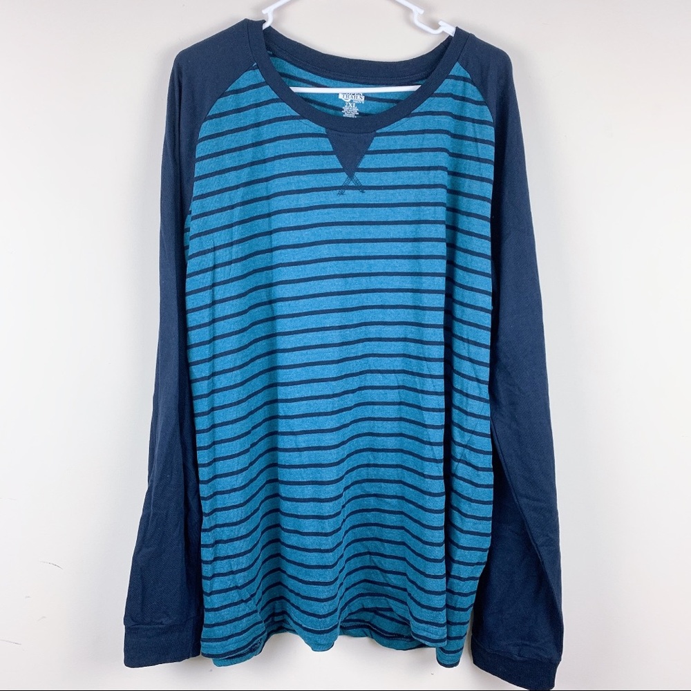 🔥3/15 NWOT Open Trails Striped Long Sleeves 2XL